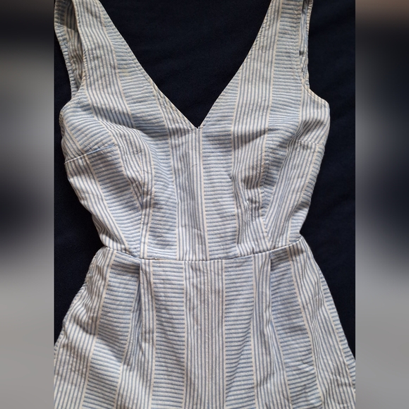 Lucky Brand Jumpsuits  White And Blue striped - Picture 4 of 8